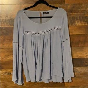 Bell sleeve blouse